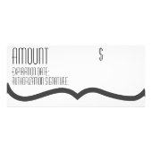 25 Business Gift Certificate Cowboy Bar Reclamekaart (Achterkant)