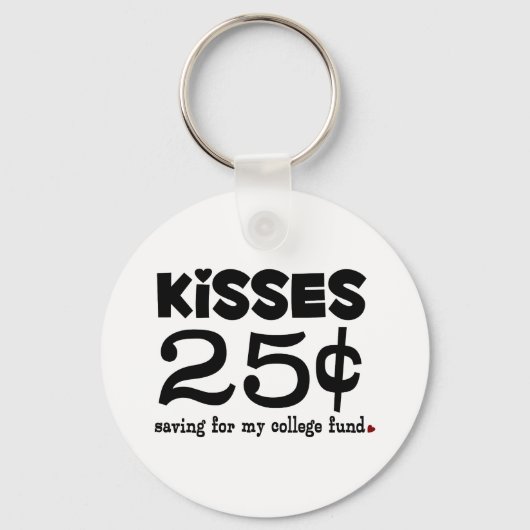 25 cent Kisses Sleutelhanger (Voorkant)