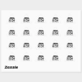 25 cent Kisses Sticker (Vel)