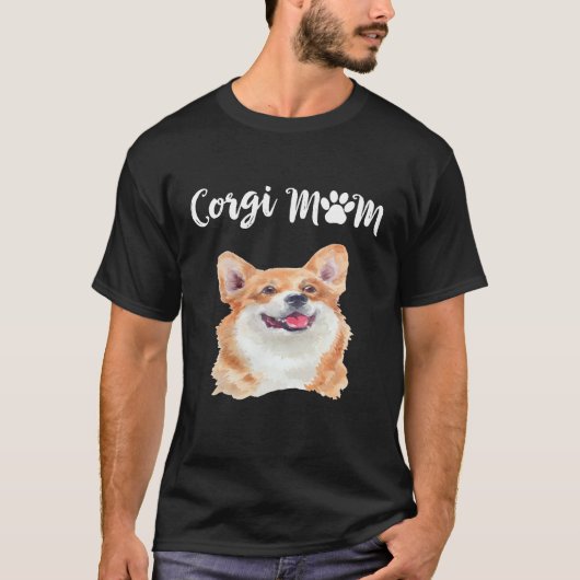 25 Corgi Mom T-shirt (Voorkant)