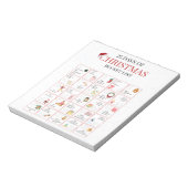 25 dagen kerst emmerlijst kunst notitieblok (Linkerzijde)