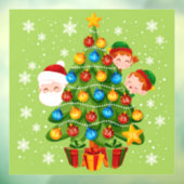 25 dagen van Kerstmis, Kerstboom Raamsticker (Vel 3)