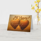 25 de Kaart van het Hart van het Jubileum van het (Gele Bloem)