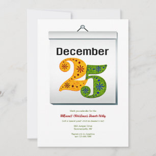 25 december Feest Kaart