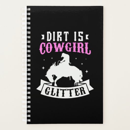 25.Dirt is Cowgirl Glitter Planner (Voorkant)