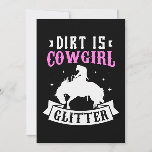 25.Dirt Is Cowgirl Glitter Save The Date (Voorkant)