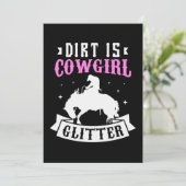 25.Dirt Is Cowgirl Glitter Save The Date (Staand voorkant)