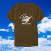 25 e Jubileum Cruise Bruin Personaliseer T-shirt
