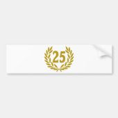 25-echte laurel bumpersticker (Voorkant)