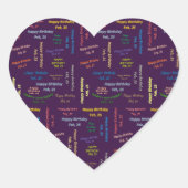 25 februari, 25 oktober Sticker (Voorkant)