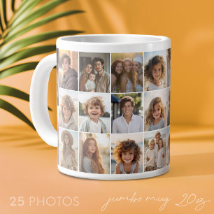 25 Foto Collage - Modern Minimaal Raster Grote Koffiekop