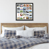 25 Fotocollage van uw favoriete Afbeeldingen Canvas Afdruk (Insitu (Slaapkamer))