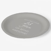 25 Geweldige jaar papieren Borden Papieren Bordje (Gekanteld)