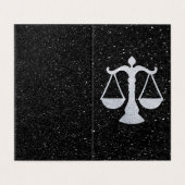 25 Glitter Law School Afstuderen Kaart (Buitenkant ongevouwen)