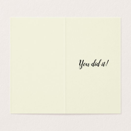 25 Glitter Law School Afstuderen Kaart (Binnenkant ongevouwen)