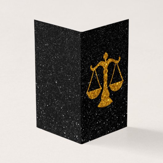 25 Glitter Law School Afstuderen Kaart (Buitenkant)