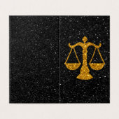 25 Glitter Law School Afstuderen Kaart (Buitenkant ongevouwen)
