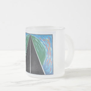 25 / Groen licht Matglas Koffiemok