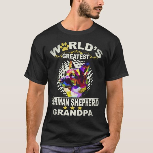 25 grootste Duitse Herdersopa van de wereld Duits T-shirt (Voorkant)