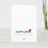 25 herten Kerst Kaart (Achterkant)