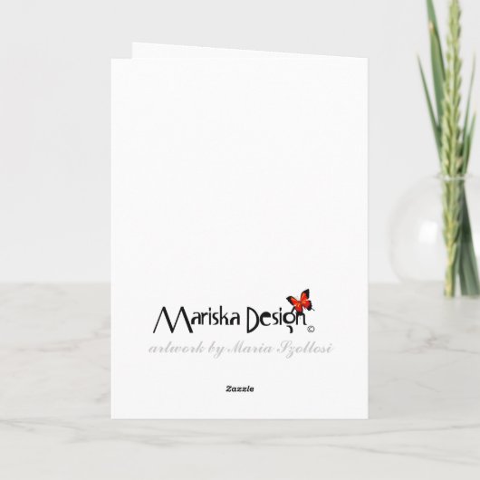 25 herten Kerst Kaart (Achterkant)