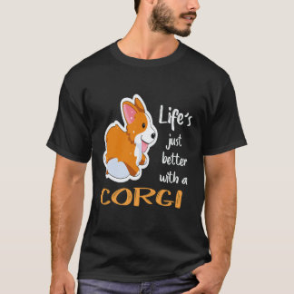 25 Het Leven Is Net Even Goed Met Een Corgi T-shirt