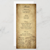 25 Huwelijk in Rome Menu Labels (Voorkant / Achterkant)