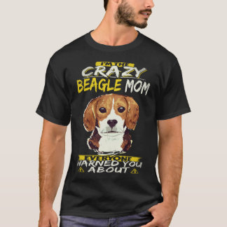 25 Ik ben de gekke Beagle-mama Beagle T-shirt