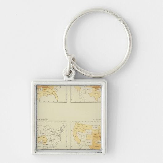 25 Interstatelijke migratie 1890 INLA Sleutelhanger (Voorkant)