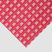 25 inzake rood tissuepapier (Detail)