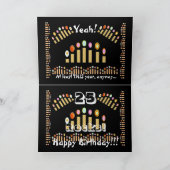 25 is je geluksgetal...Happy 25th Birthday! Kaart (Binnen)