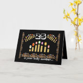25 is je geluksgetal...Happy 25th Birthday! Kaart (Gele Bloem)