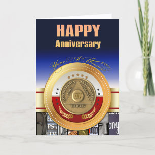 25 Jaar AA Jubileum Munt Je Bent Een Winnaar Prijs Kaart
