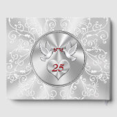 25 jaar bruiloft Jubileum gastenboek (Achterkant)