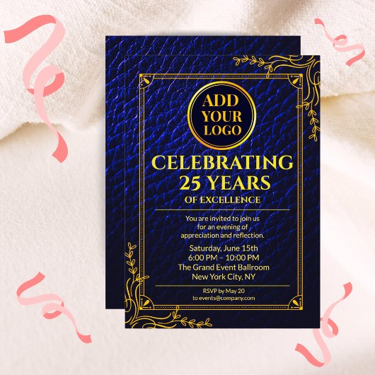 25 jaar Business Jubileum Invitation Kaart