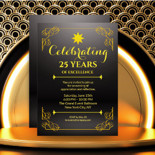 25 jaar Business Jubileum Invitation Kaart
