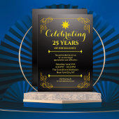 25 jaar Business Jubileum Invitation Kaart
