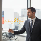 25 jaar durende Windows Cling Raamsticker