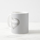 25 jaar en sterk zilveren Jubileum Koffiemok (Voorkant links)