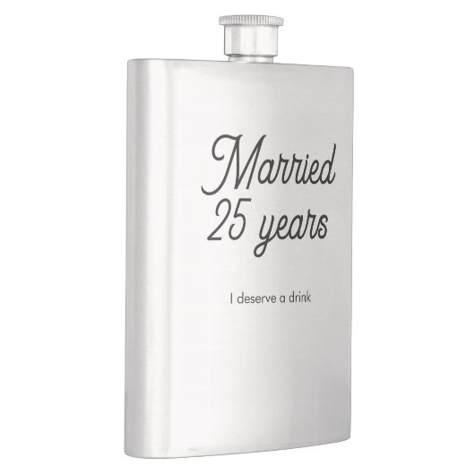 25 Jaar Getrouwd Classic Flacon (Rechts)