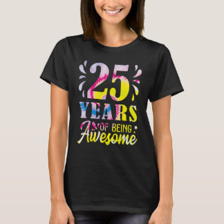 25 jaar Geweldige geboren in 1998 Happy Birth T-shirt