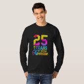 25 jaar Geweldige stropdas kleurstof 25e verjaarda T-shirt (Voorkant volledig)