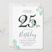 25 jaar groei 25 jaar | Eucalyptus Kaart (Voorkant)