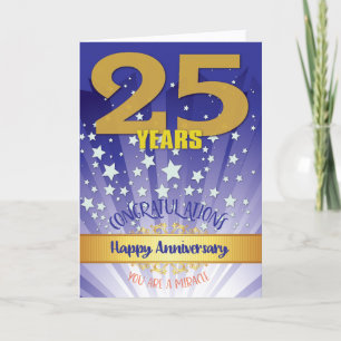 25 Jaar Hersteljubileum Vet Numeriek Kaart