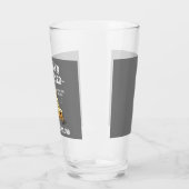 25 jaar in dienst 25e werkjubileum glas (Links)