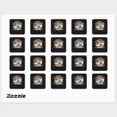 25 Jaar Jubileum Cruise Vierkante Sticker (Vel)