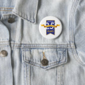 25 Jaar Jubileum Design Ronde Button 5,7 Cm (In situ)