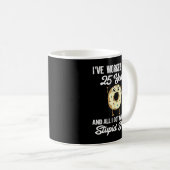 25 jaar Jubileum donut Funny Quote Koffiemok (Voorkant rechts)