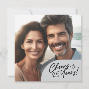 25 jaar Jubileum feest vieren Kaart