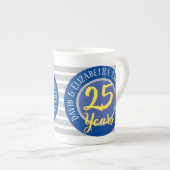 25 jaar Jubileum herdenking Porselein Kop (Voorkant rechts)